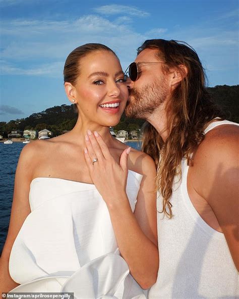 is april rose married|Neighbours star April Rose Pengilly announces。